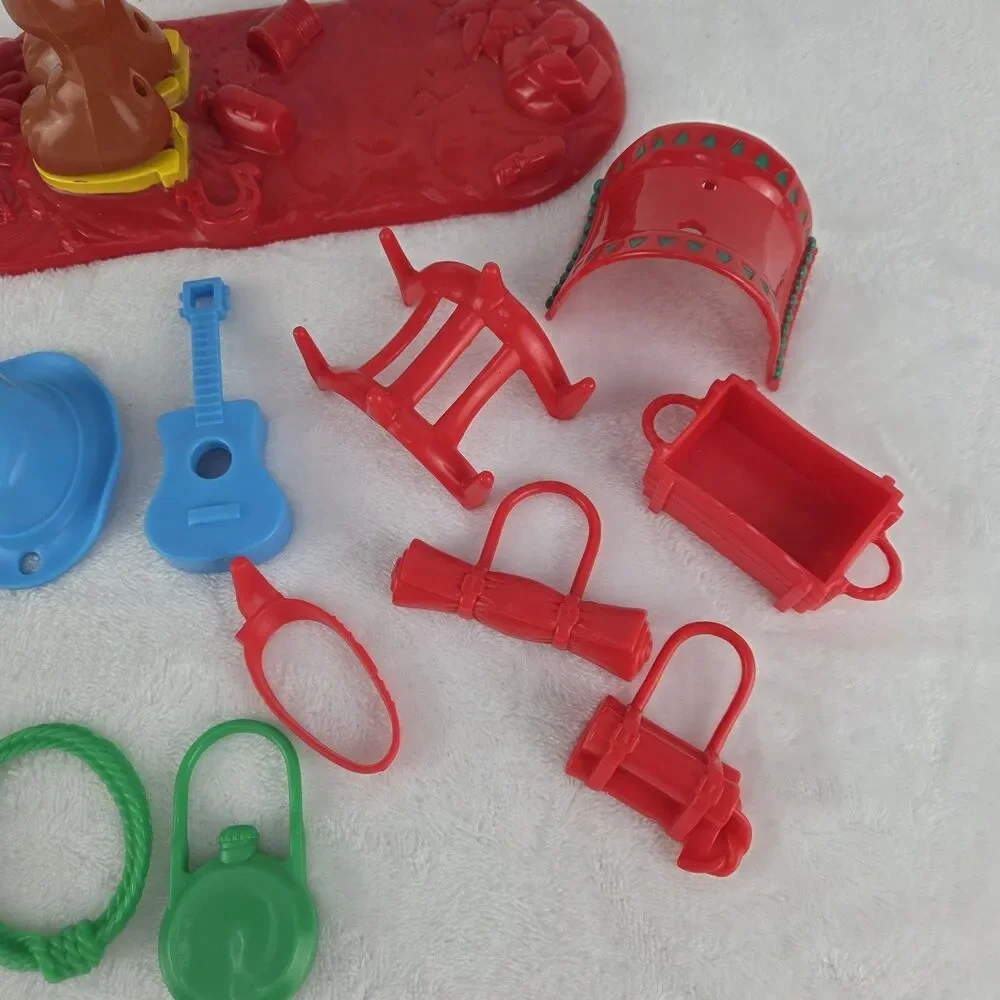 Milton Bradley Buckaroo Game Saddle Stacking Buckeroo 2004 Vintage 100% Complete
